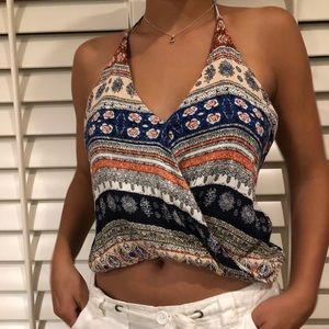 Boho halter top